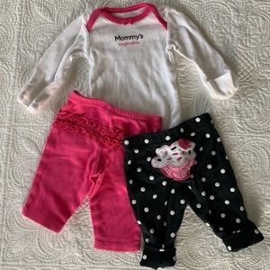 Newborn “Mommy’s Cupcake” 🧁 Outfit Set